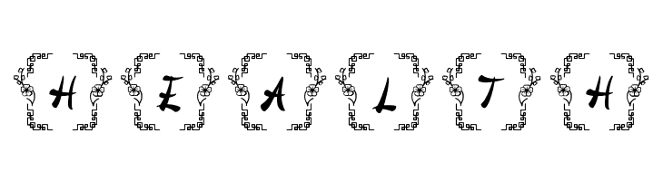 Goan Chinese Monogram Regular  Free Fonts Download