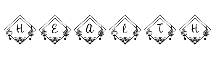 Yokata Chinese Monogram Regular  Free Fonts Download