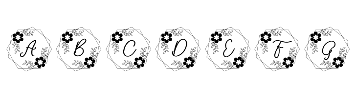 Wedding Flower  Free Fonts Download