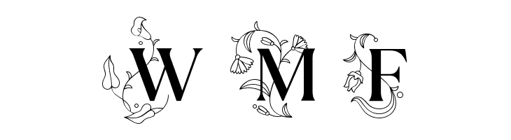 TT Ramillas Initials Trl Md  Free Fonts Download