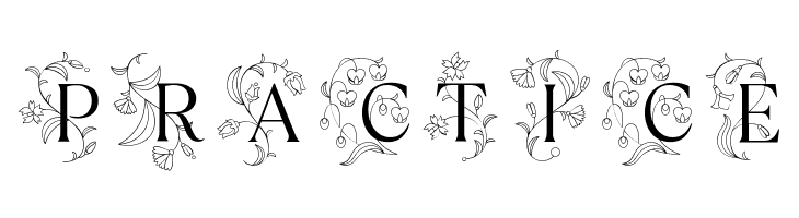 TT Ramillas Initials Trl Lt  Free Fonts Download