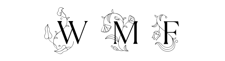 TT Ramillas Initials Trl Lt  Free Fonts Download