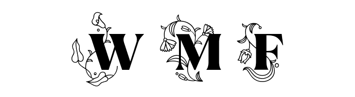 TT Ramillas Initials Trl Blc  Free Fonts Download