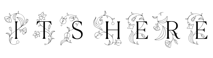 TT Ramillas Initials Trl XLt  Free Fonts Download