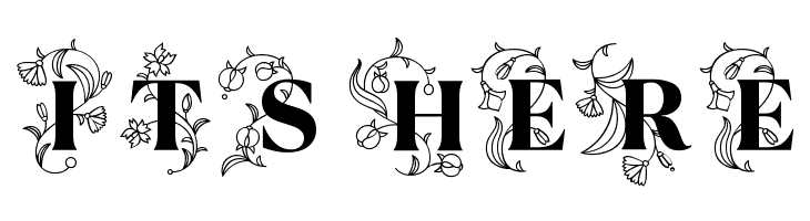 TT Ramillas Initials Trl XBd  Free Fonts Download