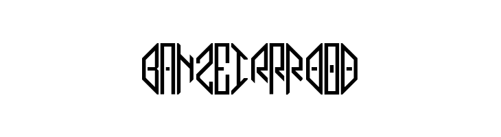 Octagon Monogram Alphabet  Free Fonts Download