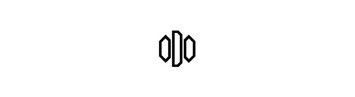 Octagon Monogram Alphabet  Free Fonts Download