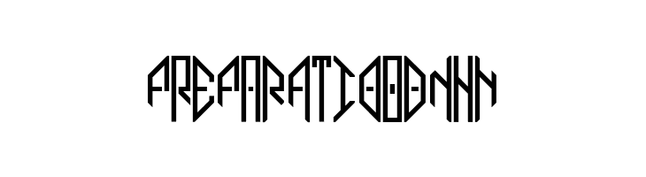 Octagon Monogram Alphabet  Free Fonts Download