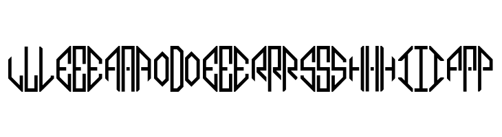 Octagon Monogram Alphabet  Free Fonts Download