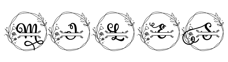 Rose Monogram  Free Fonts Download