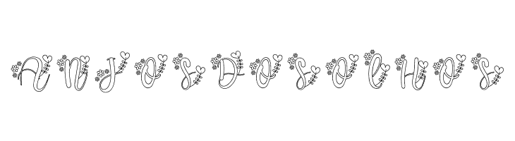 Alissa Monogram  Free Fonts Download