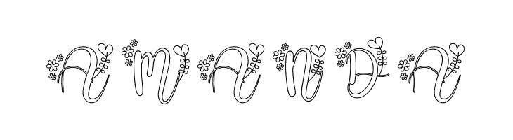 Alissa Monogram  Free Fonts Download