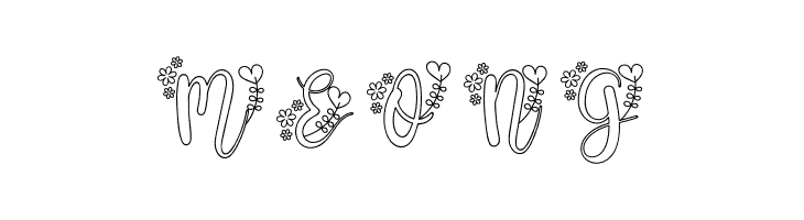 Alissa Monogram  Free Fonts Download