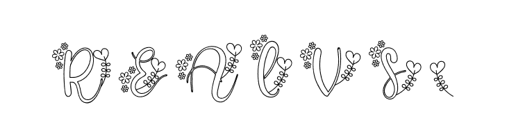 Alissa Monogram  Free Fonts Download