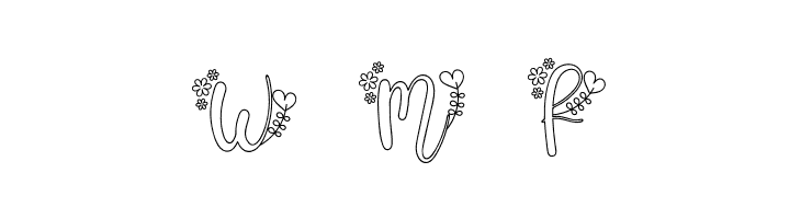 Alissa Monogram  Free Fonts Download