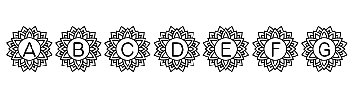 Mandala_Mono  Free Fonts Download