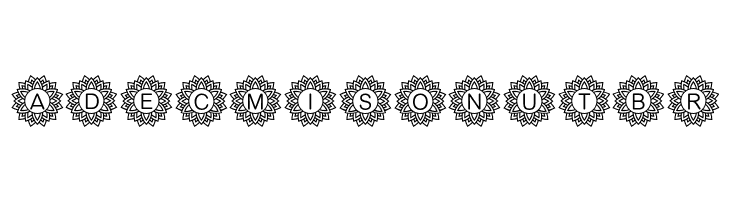 Mandala_Mono  Free Fonts Download