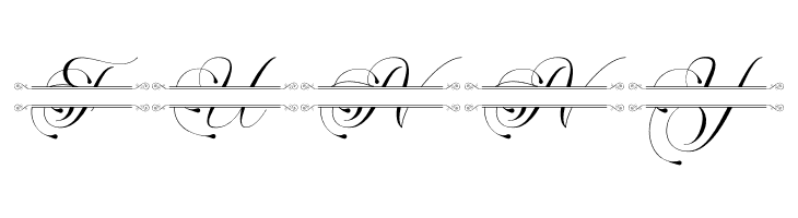 Flourish Monogram  Free Fonts Download