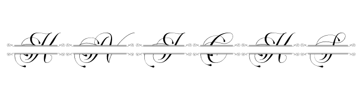Flourish Monogram  Free Fonts Download