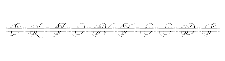 Flourish Monogram  Free Fonts Download