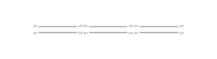 Flourish Divider  Free Fonts Download