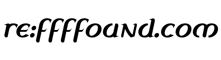 Celtica Bold Oblique  Free Fonts Download