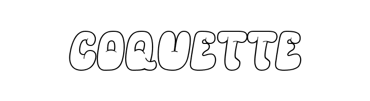 Hyper Blob Outline  Free Fonts Download