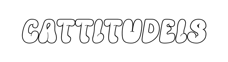 Hyper Blob Outline  Free Fonts Download