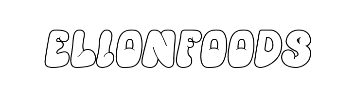 Hyper Blob Outline  Free Fonts Download