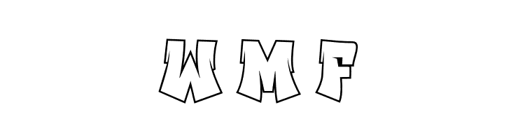 Gastar Graffiti Outline  Free Fonts Download