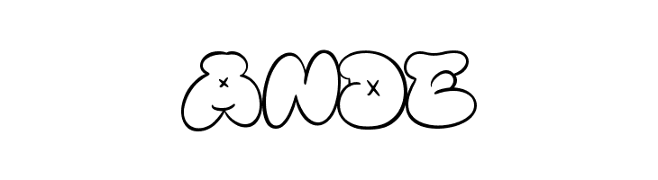 Bubble Street Outline  Free Fonts Download