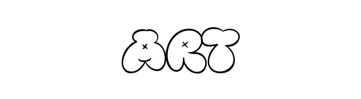 Bubble Street Outline  Free Fonts Download