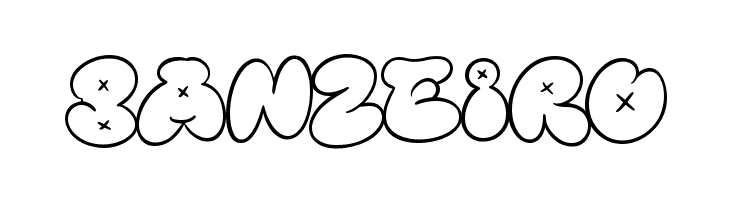Bubble Street Outline  Free Fonts Download