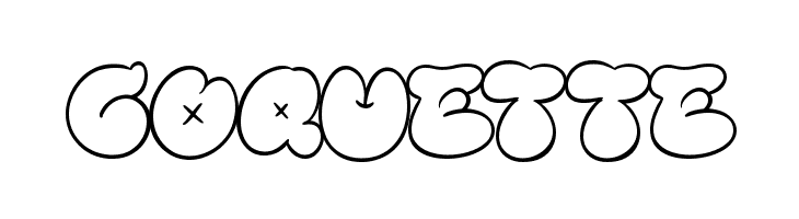 Bubble Street Outline  Free Fonts Download