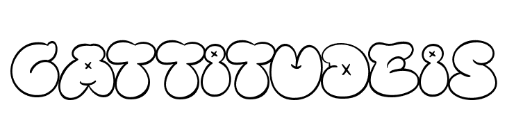 Bubble Street Outline  Free Fonts Download