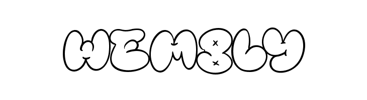 Bubble Street Outline  Free Fonts Download