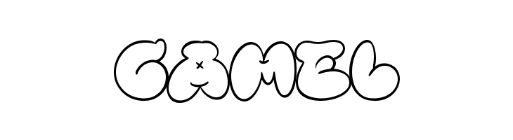 Bubble Street Outline  Free Fonts Download