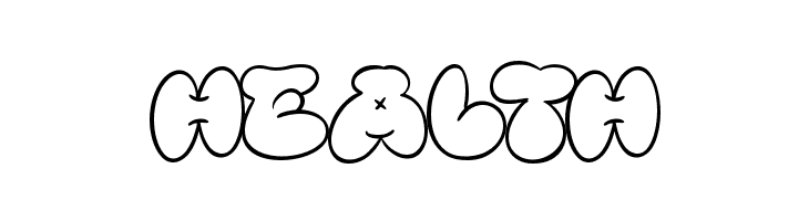 Bubble Street Outline  Free Fonts Download