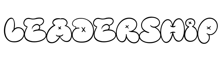 Bubble Street Outline  Free Fonts Download
