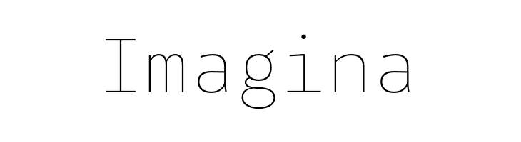 Agyx Mono Thin  Free Fonts Download