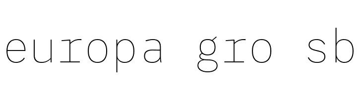 Agyx Mono Thin  Free Fonts Download