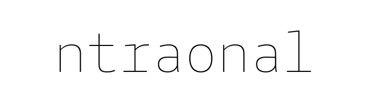 Agyx Mono Thin  Free Fonts Download