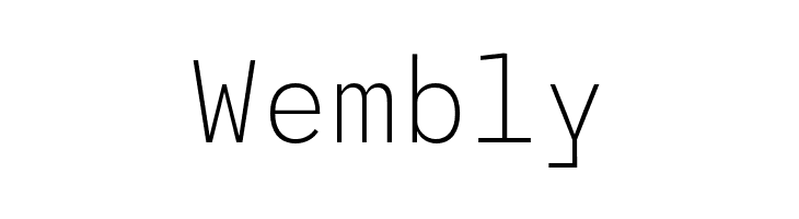 Agyx Mono Extralight  Free Fonts Download