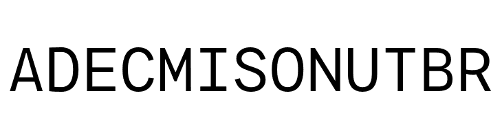 Agyx Mono Regular  Free Fonts Download