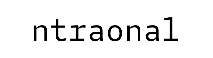 Agyx Mono Regular  Free Fonts Download