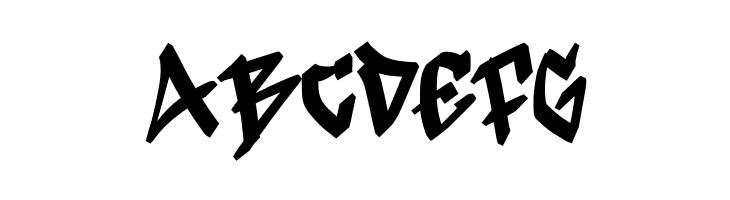 Black Destroy Personal  Free Fonts Download