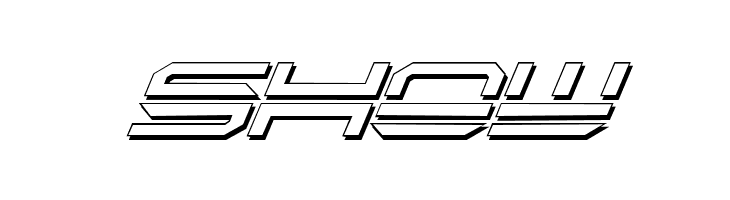 QuickStrike Shadow Italic  Free Fonts Download