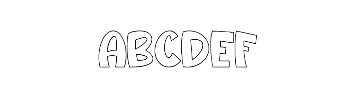 CupcakeUnicornOutline  Free Fonts Download