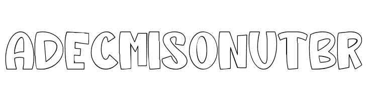 CupcakeUnicornOutline  Free Fonts Download