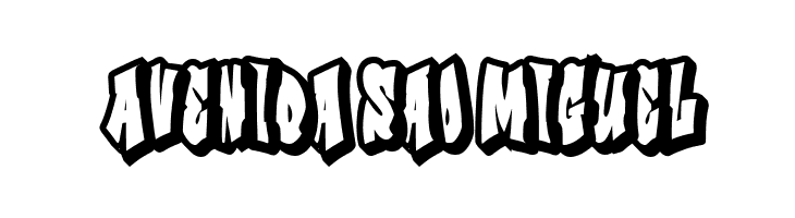 Christmas Graffiti Outline  Free Fonts Download